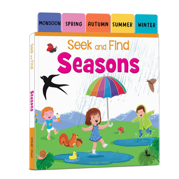 Seasons (Seek and Find) by Wonder House Books - Board Book cover