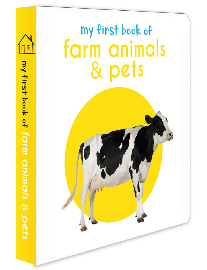 My First Book of Farm Animals & Pets: First Board Book by Wonder House Books - Board Book cover