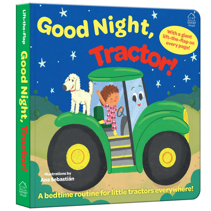 Lift the Flap Sleep Tight Tractor by Ana Sebastian - Board Book cover