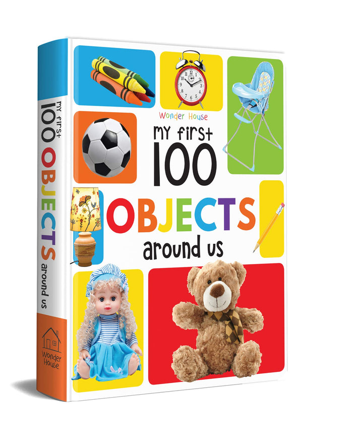 My First 100 Objects Around Us: Padded Board Books by Wonder House Books - Board Book cover