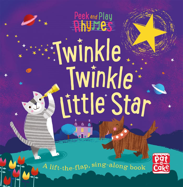 Peek and Play Rhymes: Twinkle Twinkle Little Star - Board Book cover