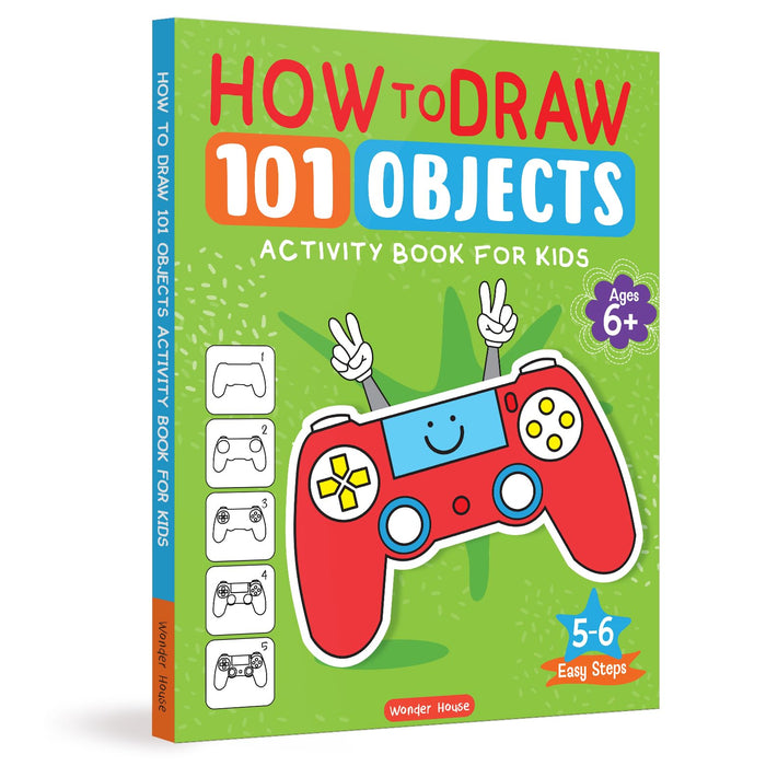 101 Learn to Draw Objects by Wonder House Books - Paperback cover