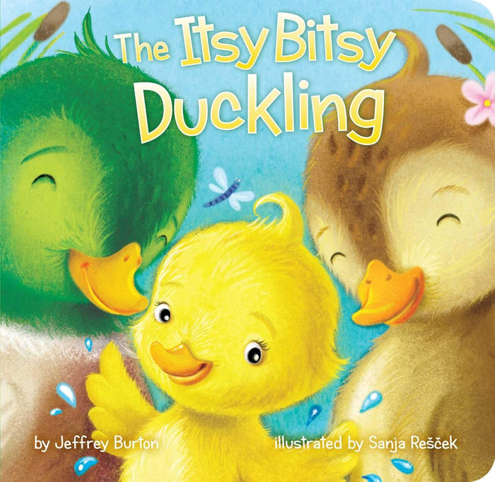 The Itsy Bitsy Duckling by Jeffrey Burton - Board Book cover