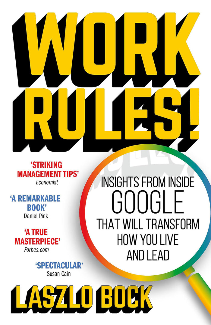 Front cover of the book 'Work Rules' by Bock, Laszlo.