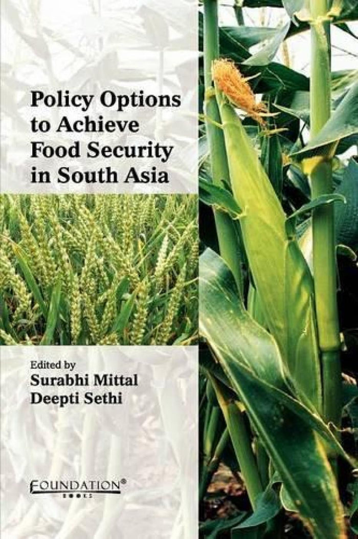 Policy Options to Achieve Food Security in South Asia by Mittal - Hardcover cover