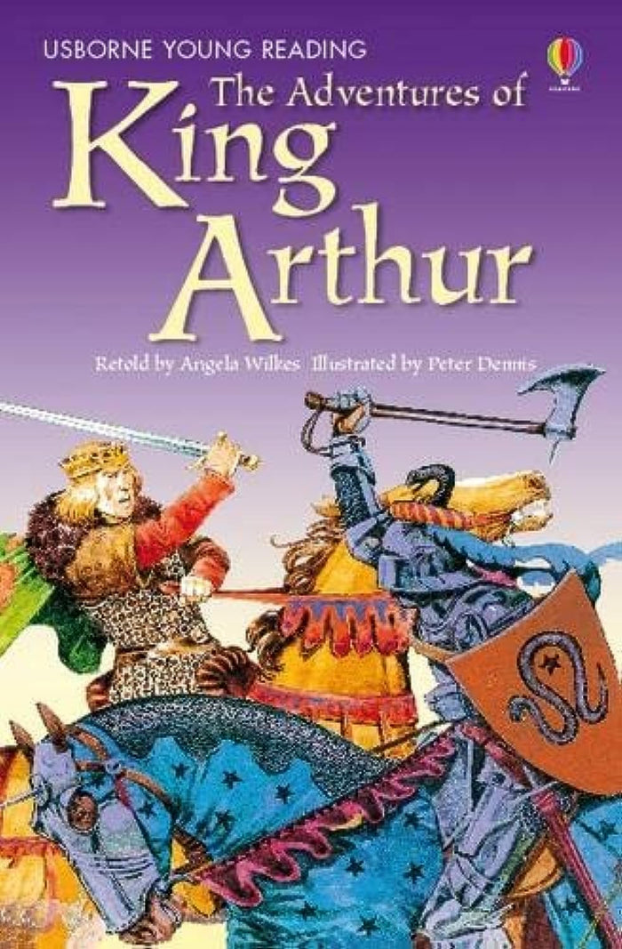 The Adventures of King Arthur (Young Reading) by Angela Wilkes - Saddle Stitch cover