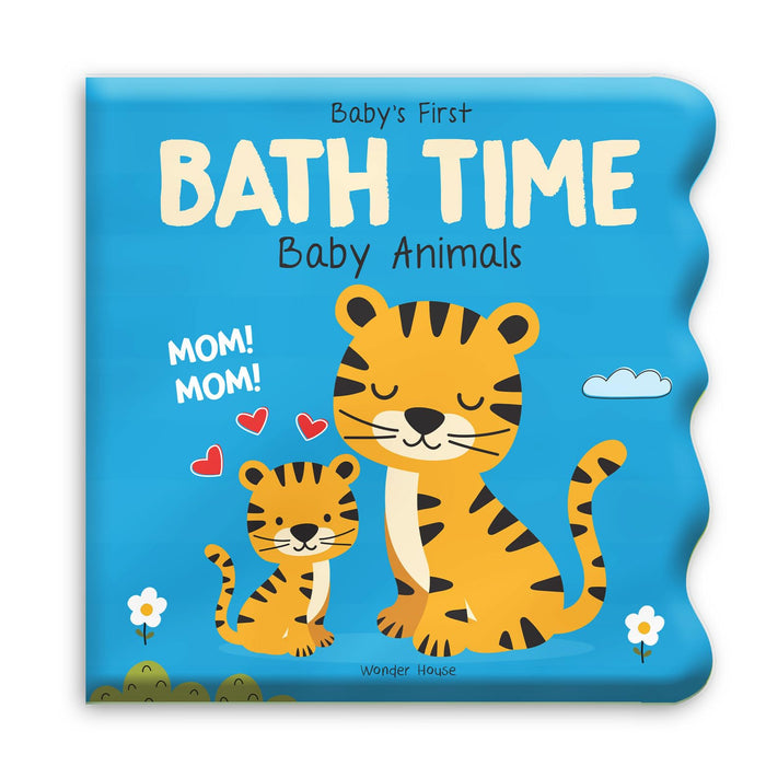 Baby's First Bath Time: Baby Animals by Wonder House Books - Bath Book cover