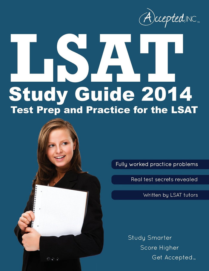 LSAT Study Guide 2014: Test Prep and Practice for the LSAT by Accepted, Inc. - Paperback cover