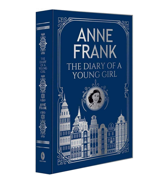 Front cover of the book 'The Diary of A Young Girl (Deluxe Hardbound Edition)' by Goldsmith, Marshall & Reiter, Mark.