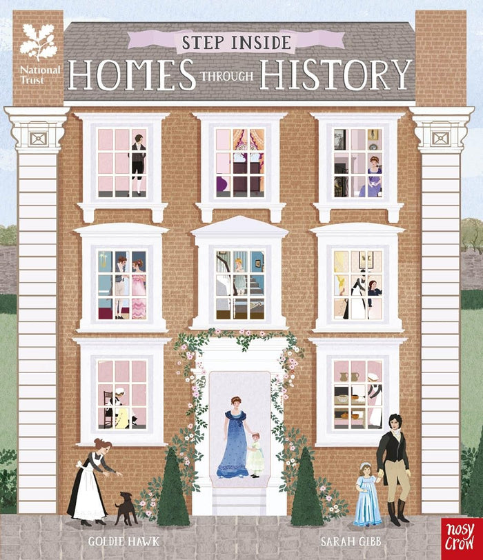 National Trust: Step Inside Homes Through History by Goldie Hawk - Paperback cover