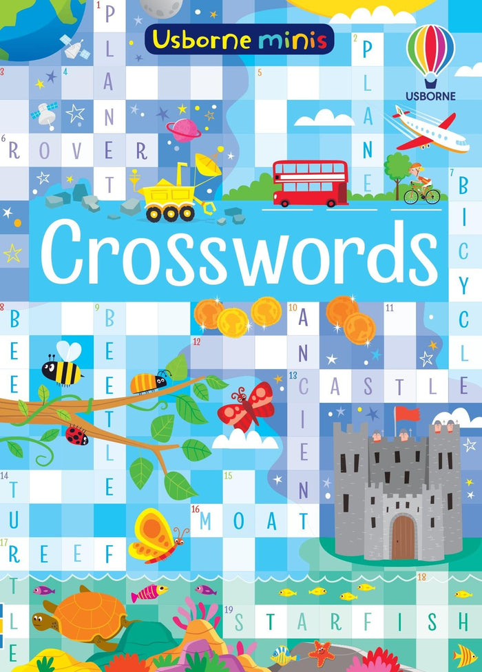 Crosswords (Usborne Minis) by Phillip Clarke - Paperback cover