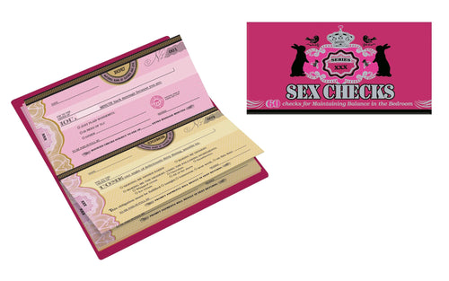Sex Checks: 60 Checks for Maintaining Balance in the Bedroom by Potter Gift - Stationery cover