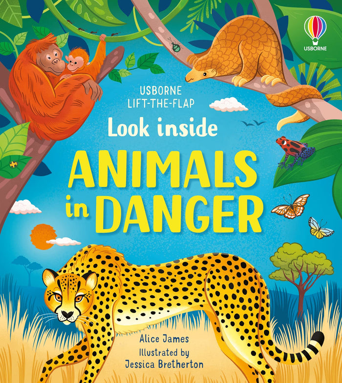 Look Inside Animals in Danger by Alice James - Hardcover cover