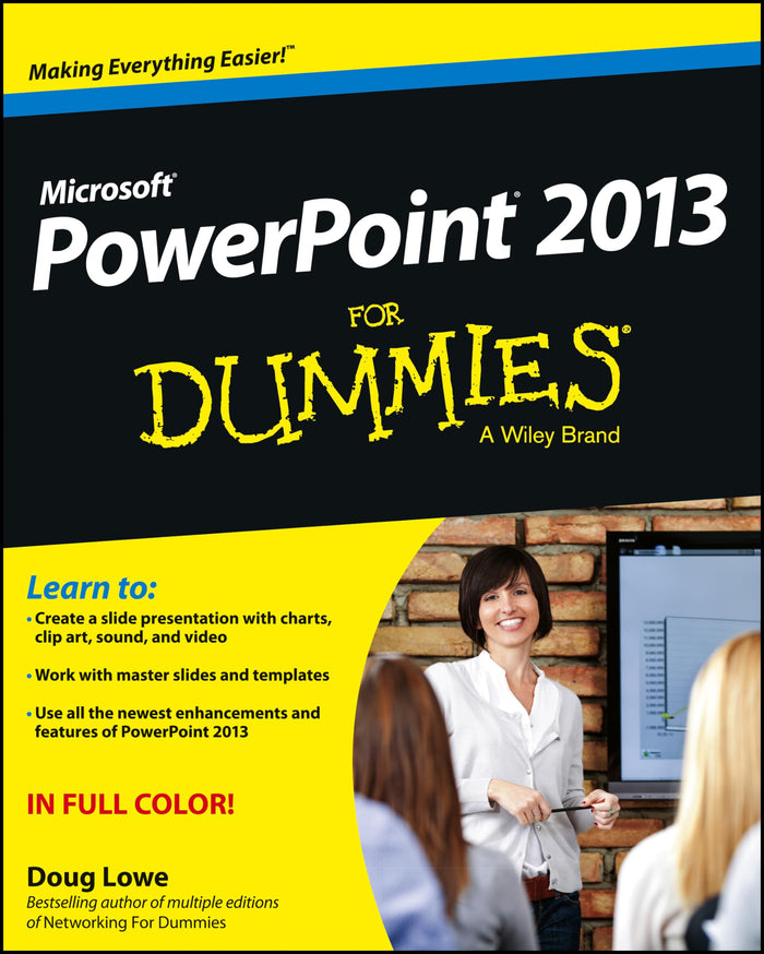 PowerPoint 2013 for Dummies by Doug Lowe - Paperback cover