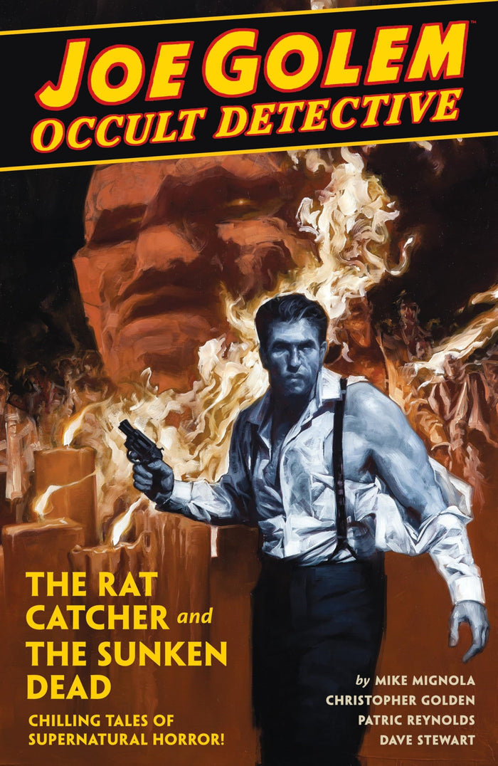 Joe Golem Occult Detective Volume 1- The Rat Catcher and The Sunken Dead by Christopher Golden - Hardcover cover