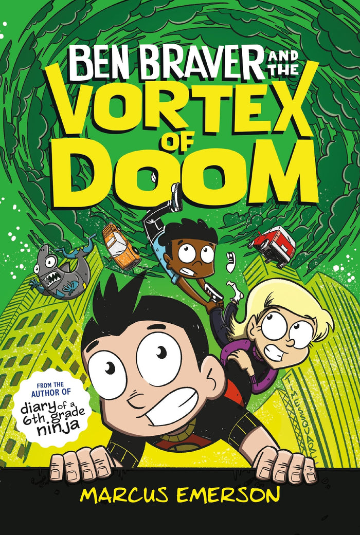Ben Braver and the Vortex of Doom by Marcus Emerson - Paperback cover