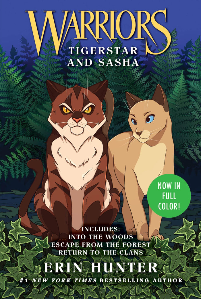 Warriors: Tigerstar and Sasha: 3 Full-Color Warriors Books in 1: A Full-Color Graphic Novel Collection of Adventures in the Warriors Universe by Erin Hunter - Paperback cover