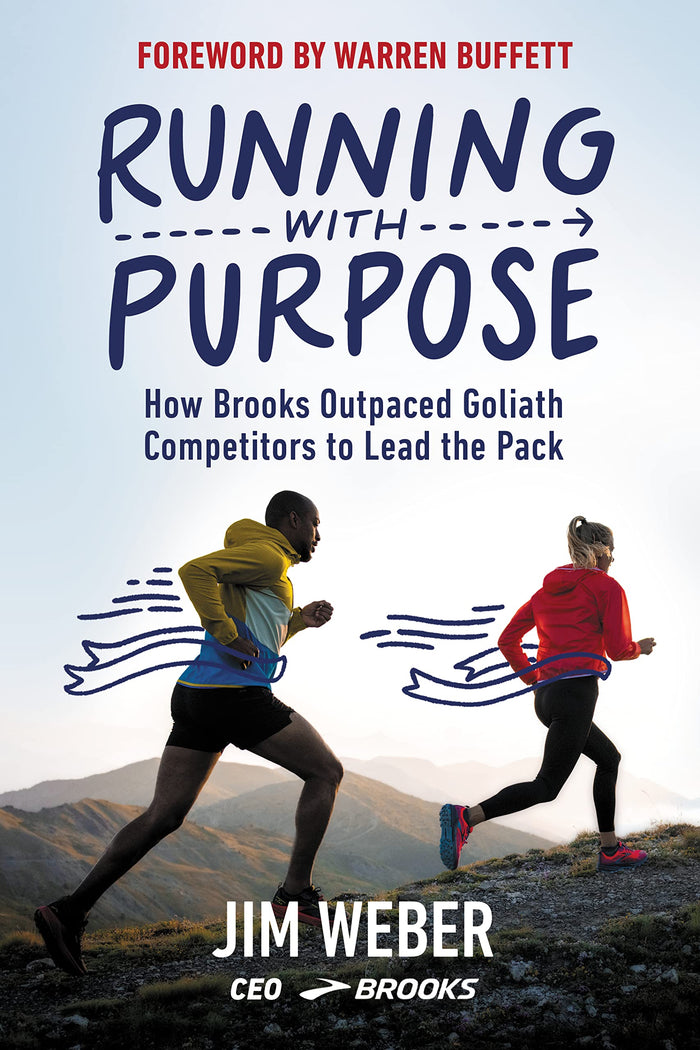 Running with Purpose by Warren buffet - Paperback cover