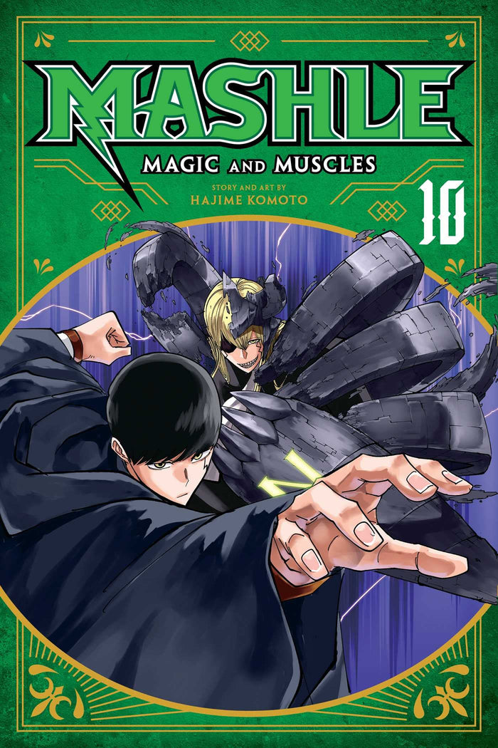 Mashle: Magic and Muscles, Vol. 10: Mashe Burnedead And The Magnetic Armor by Hajime Komoto - Paperback cover