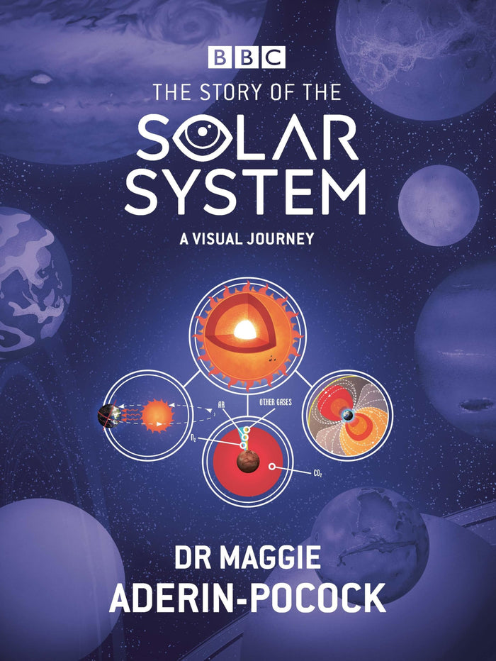 The Story of the Solar System: A Visual Journey by Maggie Aderin-Pocock - Hardcover cover