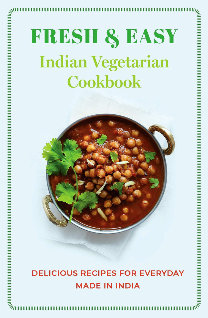 Fresh & Easy Indian Vegetarian Cookbook Delicious by Roli - Paperback cover