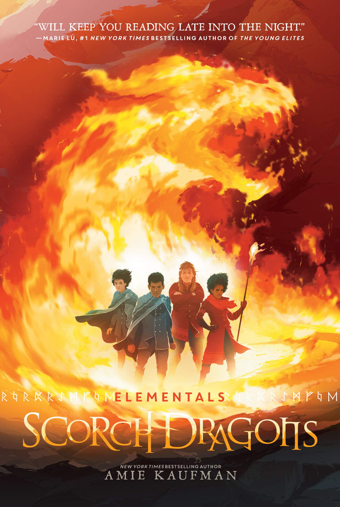 Elementals: Scorch Dragons: The Second Book - A Heart-Stopping Quest with Sibling Shapeshifters for Children (Ages 8-12) by Amie Kaufman - Paperback cover