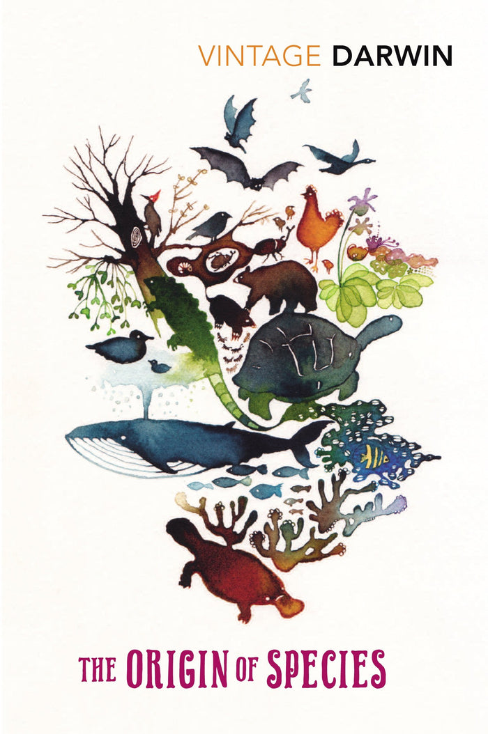 The Origin of Species and the Voyage of the Beagle by Charles Darwin - Paperback cover