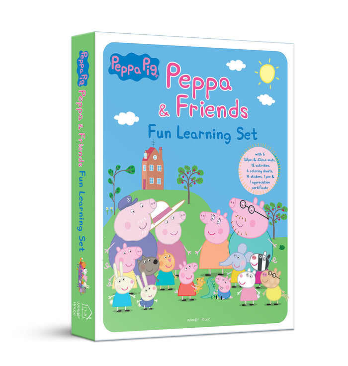 Peppa Pig - Peppa And Friends : Fun Learning Set by Wonder House Books - Loose Leaf cover