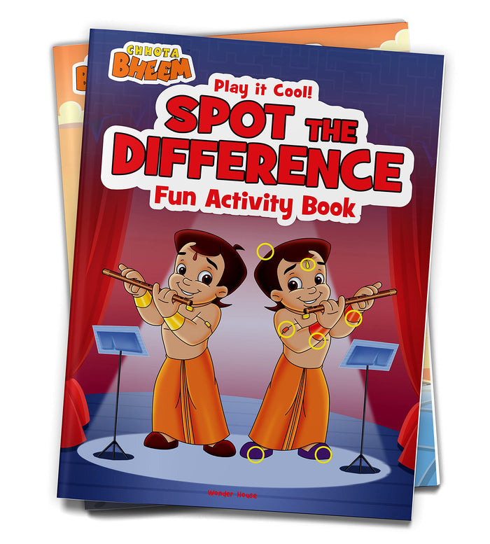 Chhota Bheem - Play It Cool! Spot The Difference : Fun Activity Book by Wonder House Books - Paperback cover
