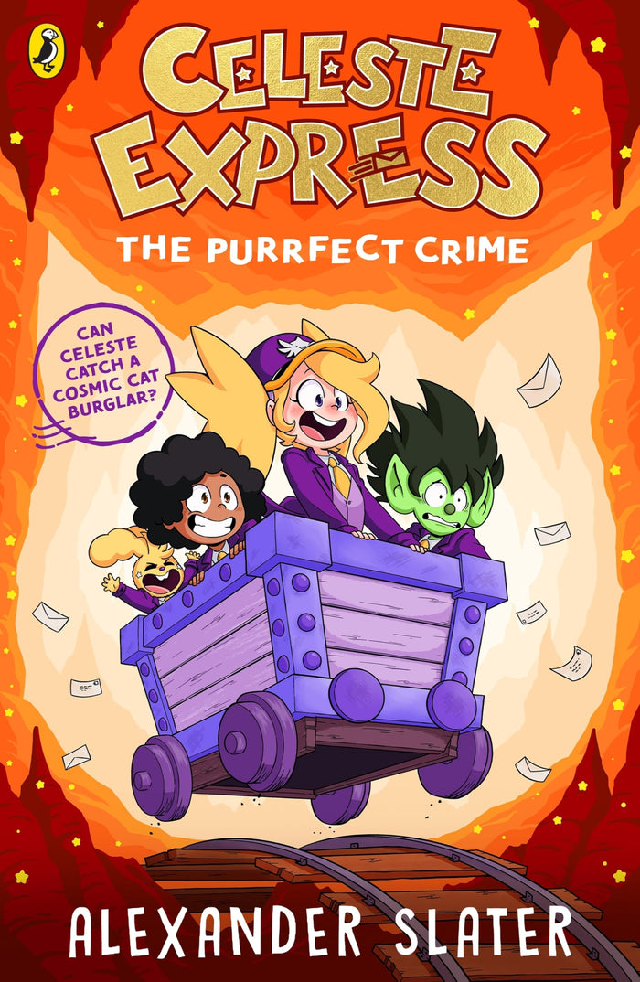 The Purrfect Crime (Celeste Express, 2) by Alexander Slater - Paperback cover