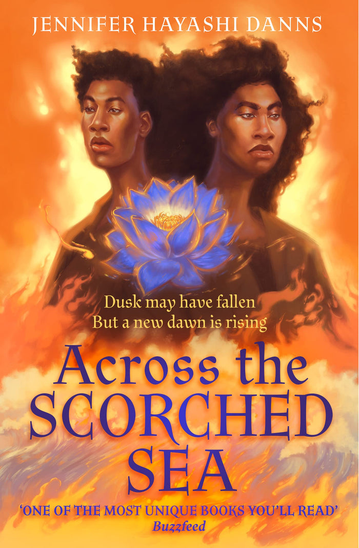 Across the Scorched Sea: A brand new epic spellbinding YA fantasy adventure for 2025 (The Mu Chronicles) (Book 2) by Jennifer Hayashi Danns - Paperback cover