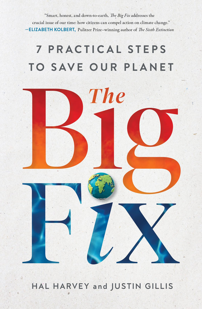 The Big Fix: Seven Practical Steps to Save Our Planet by Justin Gillis - Paperback cover
