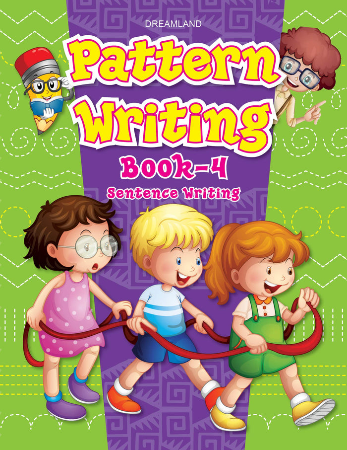 Pattern Writing Book Part - 4 by Dreamland Publications - Paperback cover