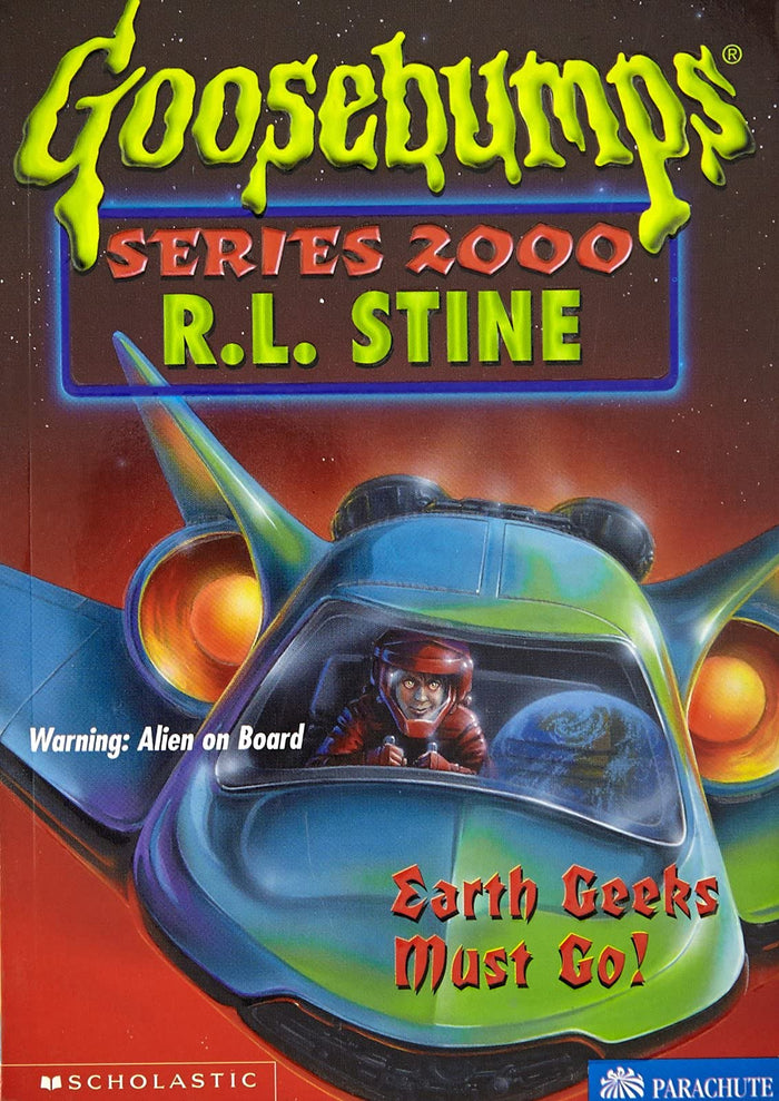Earth Geeks Must Go! (Goosebumps Series 2000, No 24) by R. L. Stine - Paperback cover
