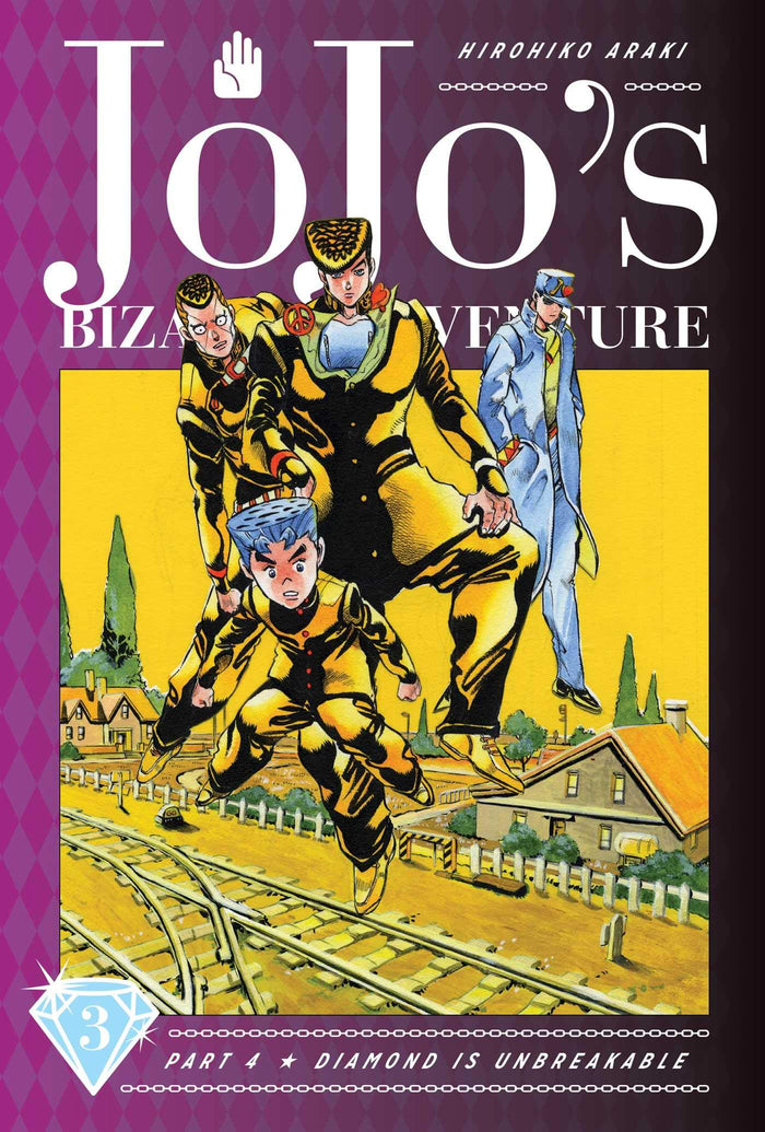 JoJo's Bizarre Adventure: Part 4--Diamond Is Unbreakable, Vol. 3 by Hirohiko Araki - Hardcover cover