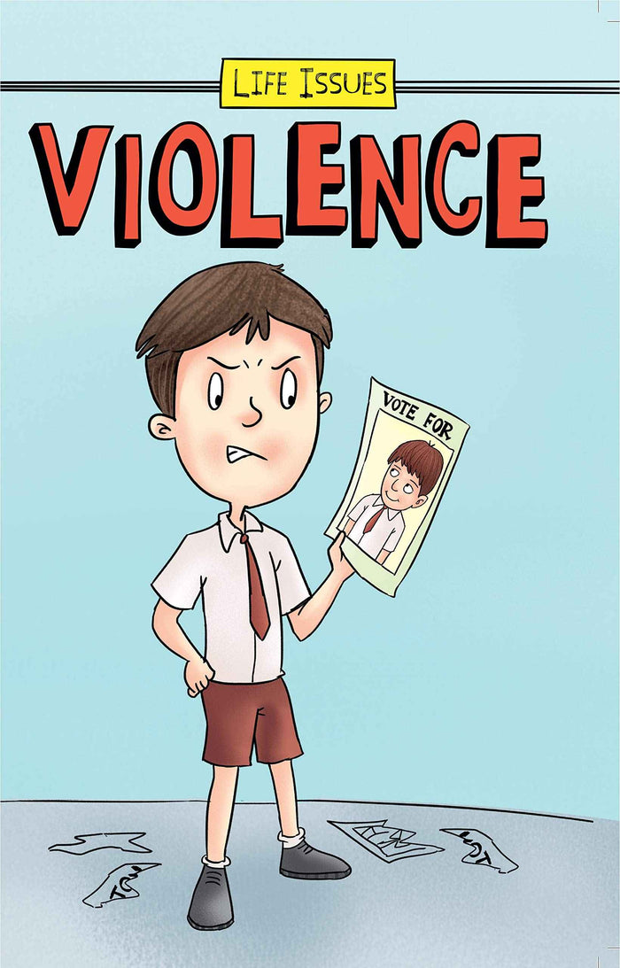 Front cover of the book 'Violence' by Anuradha Mothali.
