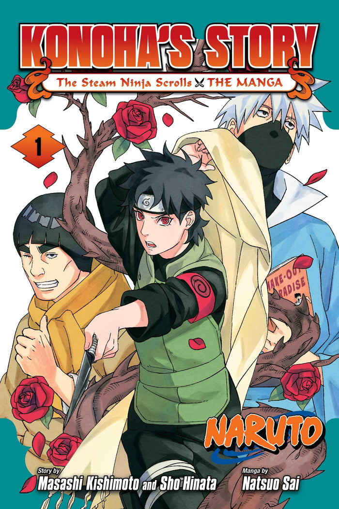 Naruto: Konoha's Story―The Steam Ninja Scrolls: The Manga, Vol. 1 by Masashi Kishimoto - Paperback cover