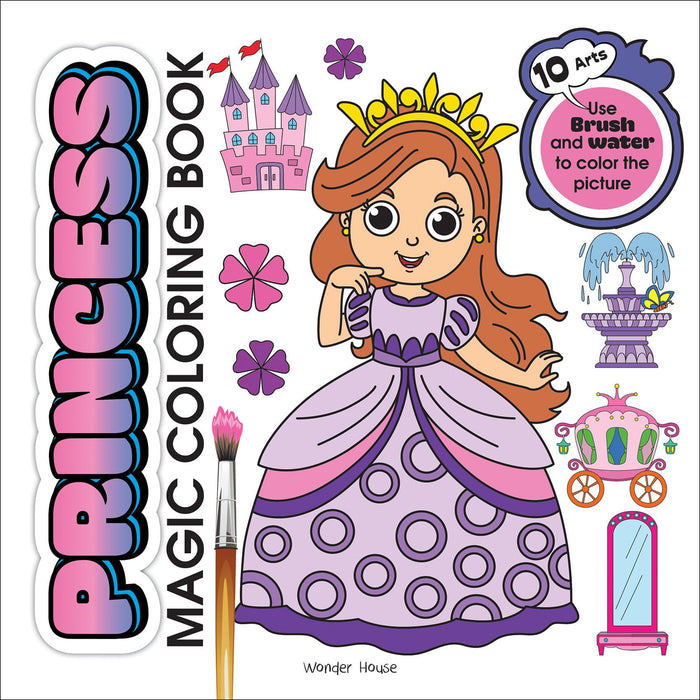 Princess Magic Coloring Book by Wonder House Books - Paperback cover
