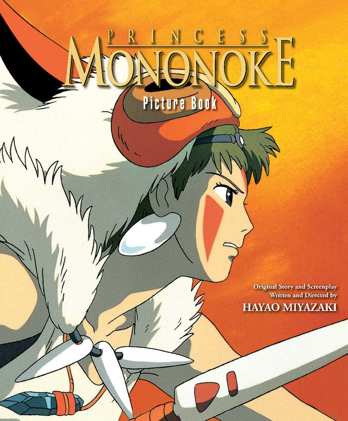 Princess Mononoke Picture Book by Hayao Miyazaki - Hardcover cover