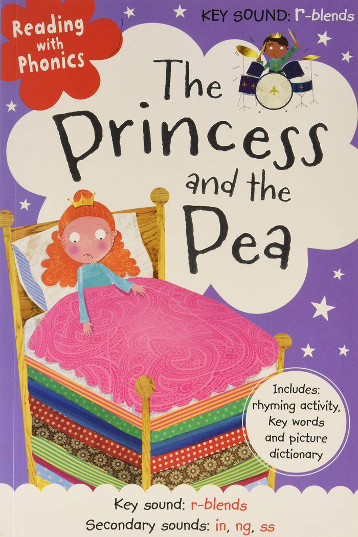 Reading with Phonics: The Princess and the Pea by Rosie Greening - Paperback cover