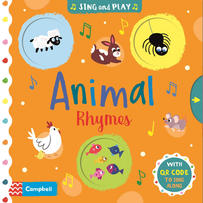 Animal Rhymes (Sing and Play) by Campbell Books - Board Book cover