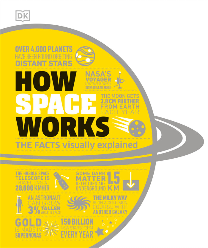 How Space Works: The Facts Visually Explained by DK - Hardcover cover