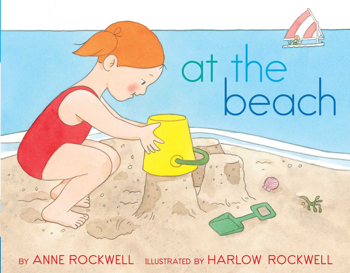 At the Beach by Anne Rockwell - Hardcover cover