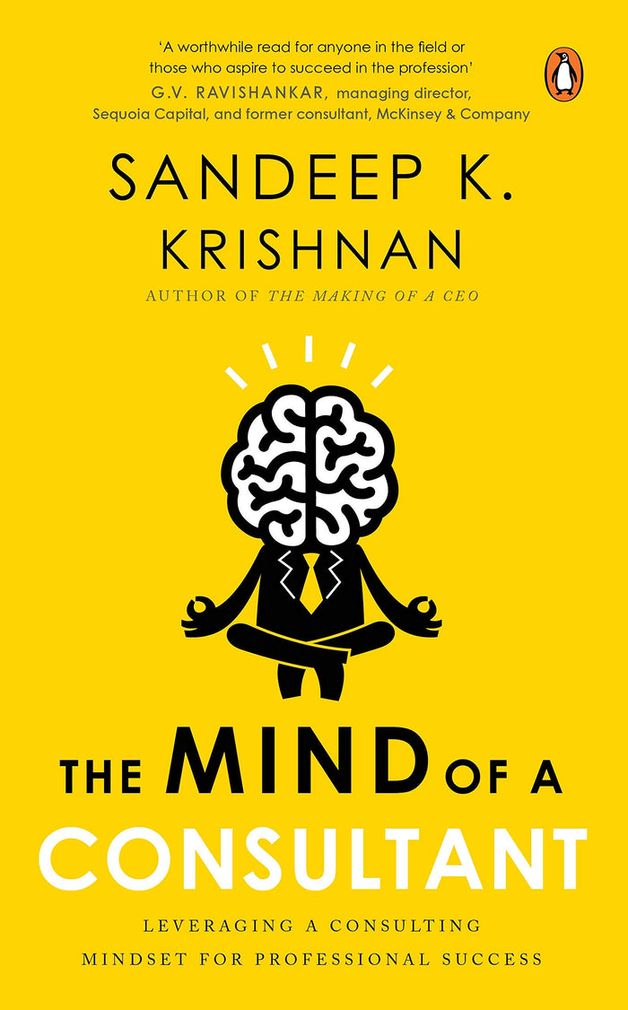 Mind of a Consultant by Sandeep K Krishnan - Hardcover cover