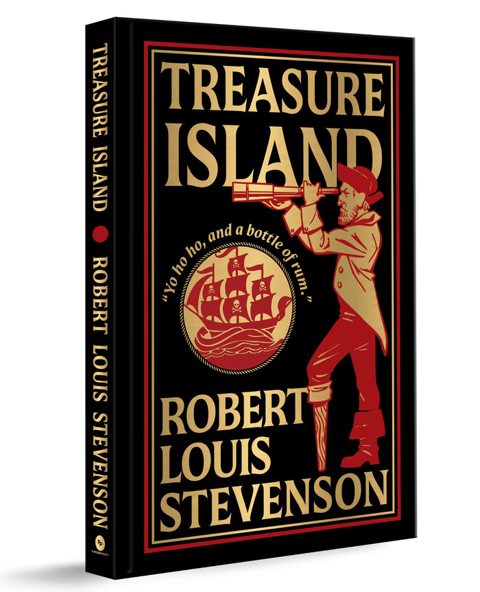 Treasure Island (Deluxe Hardbound Edition) by Robert Louis Stevenson - Hardcover cover