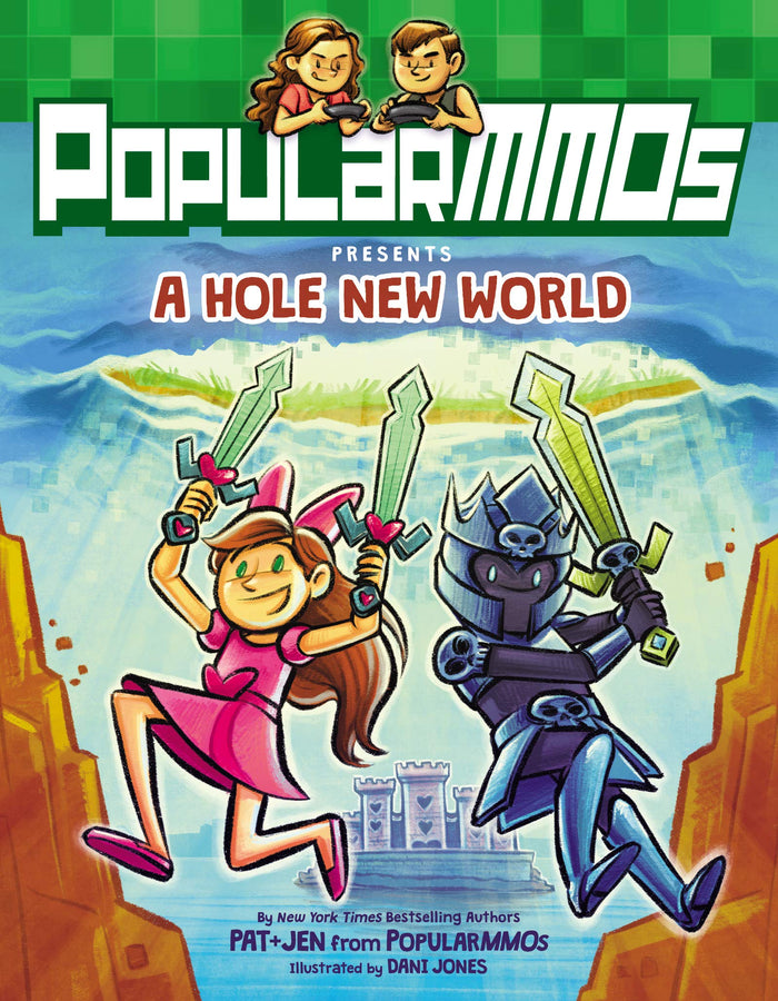 PopularMMOs Presents A Hole New World: A Graphic Novel by PopularMMOs - Paperback cover