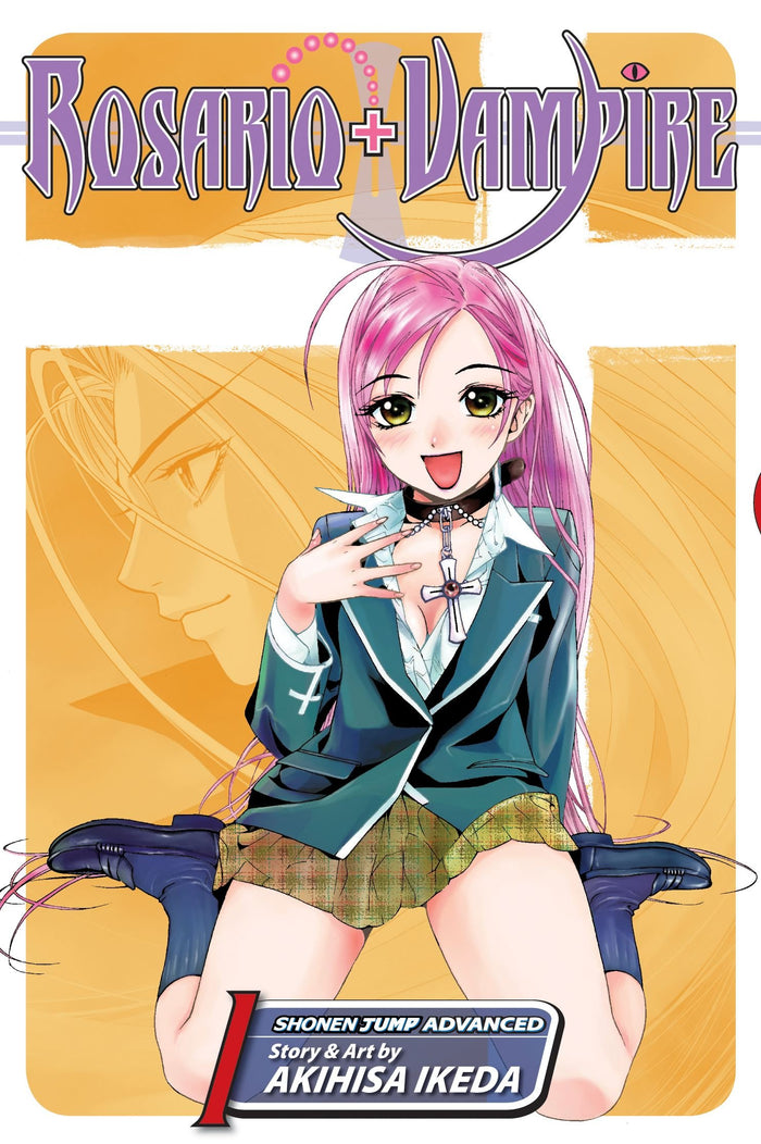 Rosario+Vampire, Vol. 1: Lesson One: Vampires by Akihisa Ikeda - Paperback cover