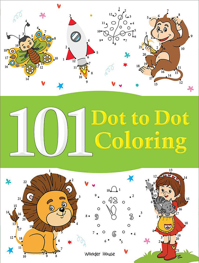 101 Dot To Dot Coloring: Fun Activity Book For Children (101 Fun Activities) by Wonder House Books - Paperback cover