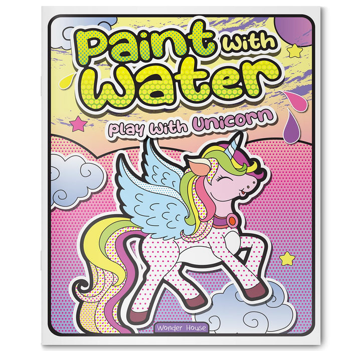 Paint with Water Play with Unicorns by Wonder House Books - Paperback cover