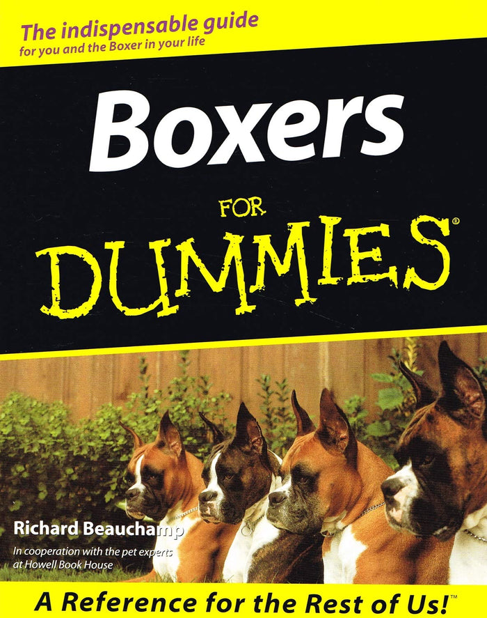 Boxers for Dummies by Richard Beauchamp - Paperback cover